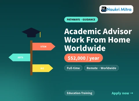 Academic Advisor Work From Home Worldwide