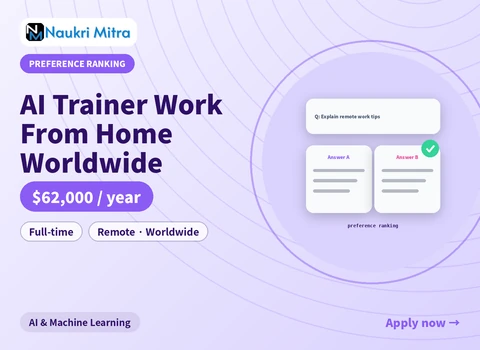 AI Trainer Work From Home Worldwide