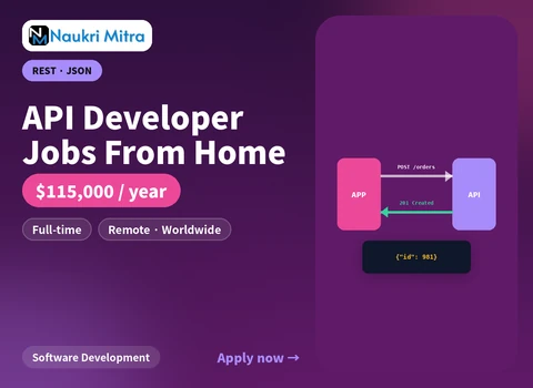 API Developer Jobs From Home