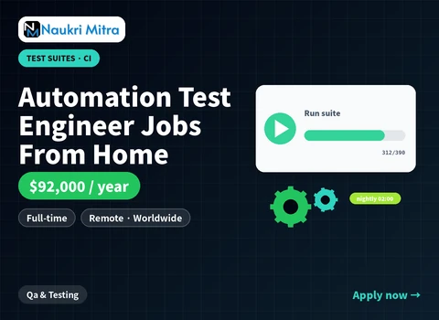 Automation Test Engineer Jobs From Home
