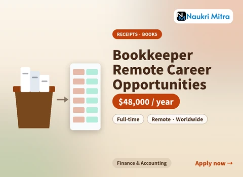 Bookkeeper Remote Career Opportunities