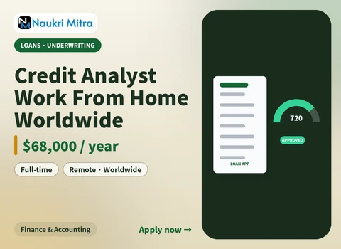 Credit Analyst Work From Home Worldwide