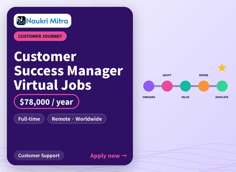 Customer Success Manager Virtual Jobs