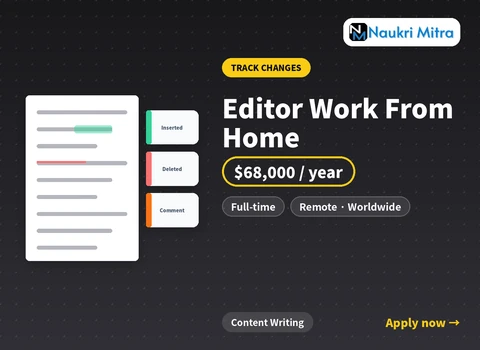 Editor Work From Home