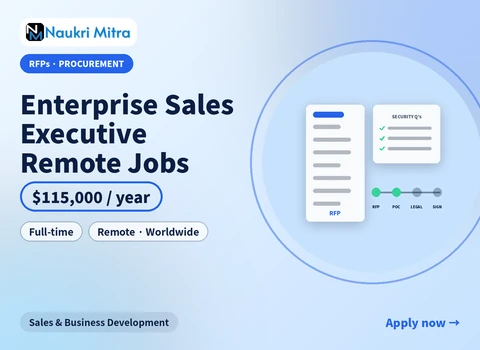 Enterprise Sales Executive Remote Jobs