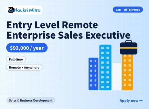 Entry Level Remote Enterprise Sales Executive