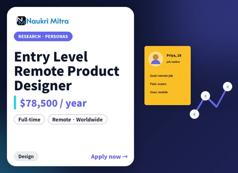 Entry Level Remote Product Designer