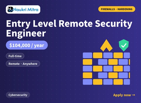 Entry Level Remote Security Engineer