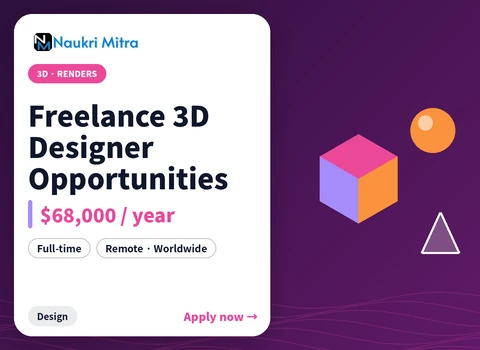 Freelance 3D Designer Opportunities