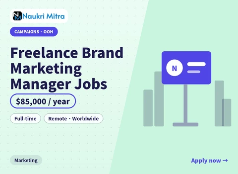 Freelance Brand Marketing Manager Jobs