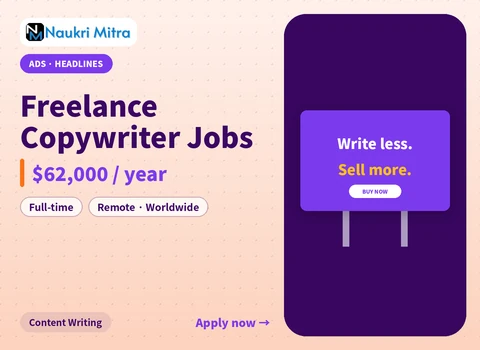 Freelance Copywriter Jobs