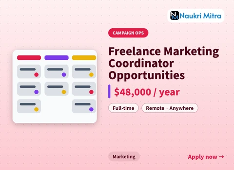 Freelance Marketing Coordinator Opportunities
