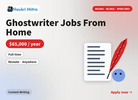 Ghostwriter Jobs From Home