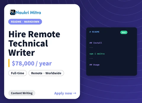 Hire Remote Technical Writer
