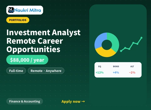 Investment Analyst Remote Career Opportunities