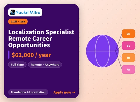Localization Specialist Remote Career Opportunities