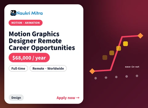 Motion Graphics Designer Remote Career Opportunities