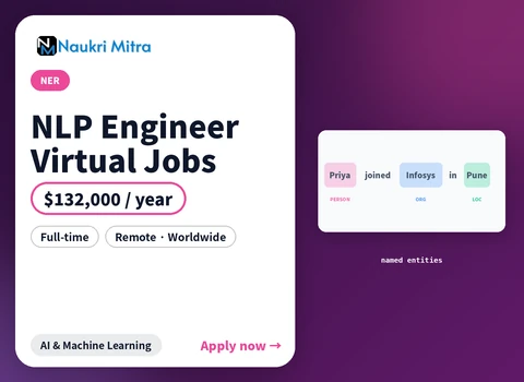 NLP Engineer Virtual Jobs