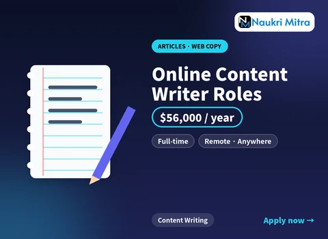 Online Content Writer Roles