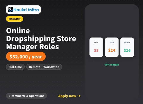 Online Dropshipping Store Manager Roles