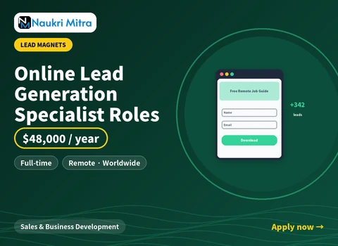 Online Lead Generation Specialist Roles