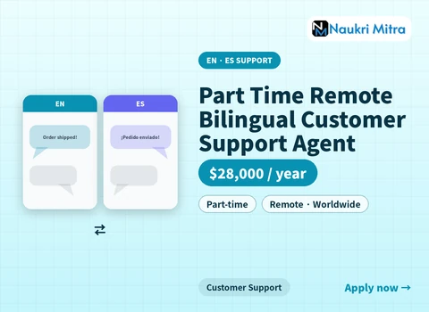 Part Time Remote Bilingual Customer Support Agent