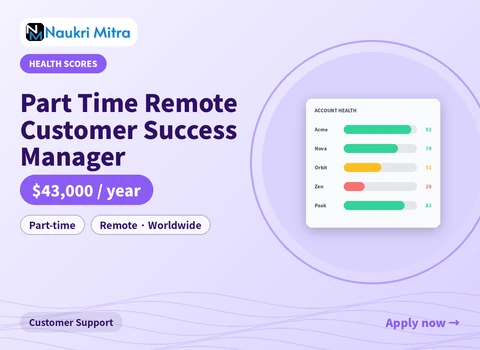 Part Time Remote Customer Success Manager