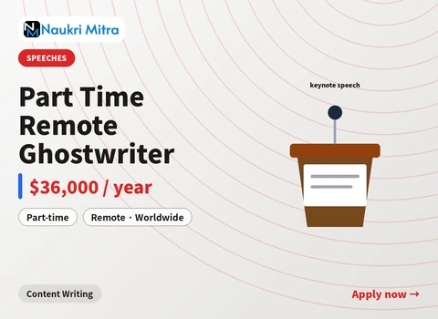 Part Time Remote Ghostwriter