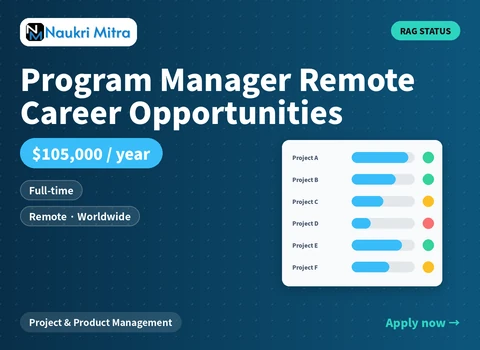 Program Manager Remote Career Opportunities
