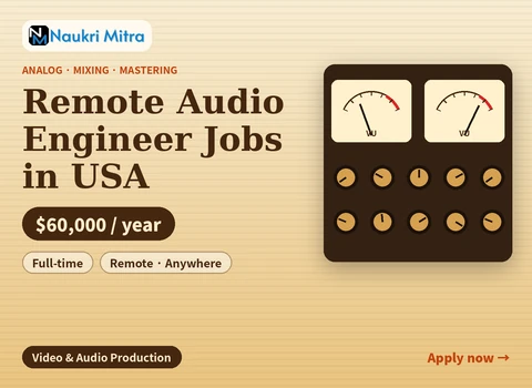 Remote Audio Engineer Jobs in USA
