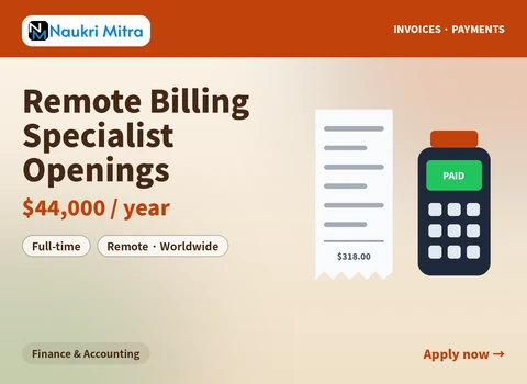 Remote Billing Specialist Openings