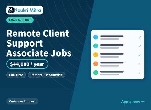 Remote Client Support Associate Jobs