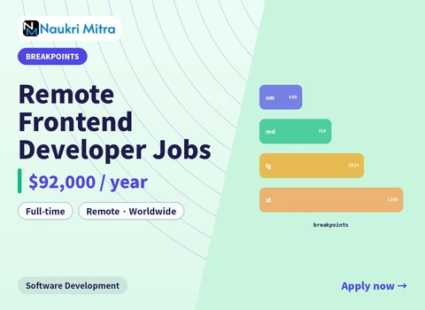 Remote Frontend Developer Jobs