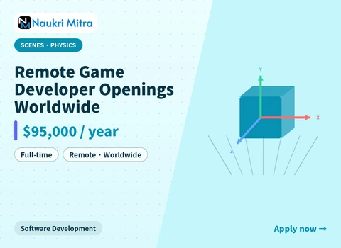 Remote Game Developer Openings Worldwide