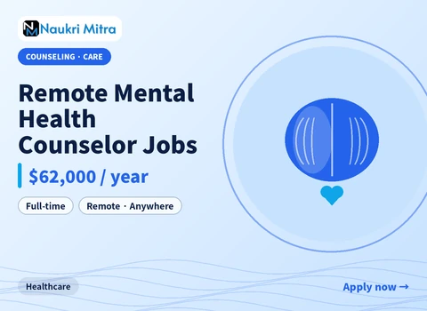 Remote Mental Health Counselor Jobs