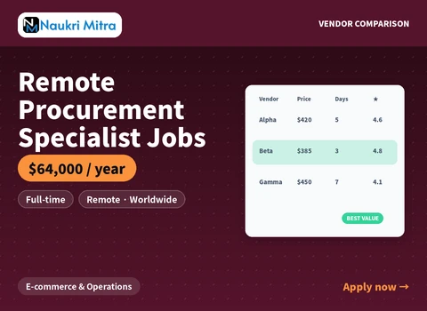 Remote Procurement Specialist Jobs