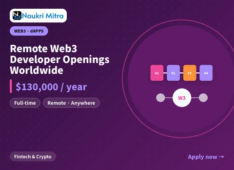 Remote Web3 Developer Openings Worldwide