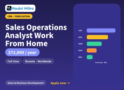 Sales Operations Analyst Work From Home