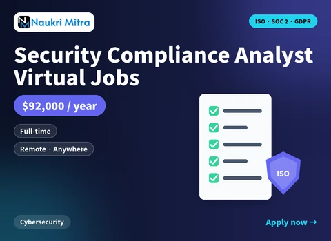 Security Compliance Analyst Virtual Jobs