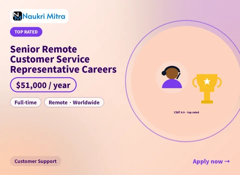 Senior Remote Customer Service Representative Careers
