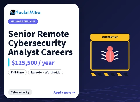 Senior Remote Cybersecurity Analyst Careers