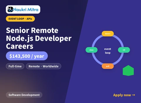 Senior Remote Node.js Developer Careers
