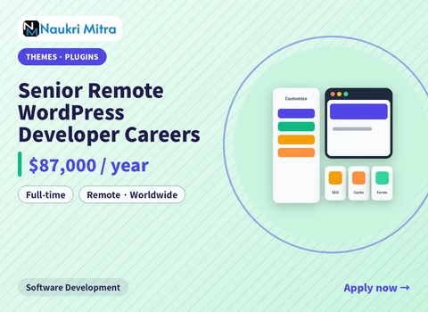 Senior Remote WordPress Developer Careers