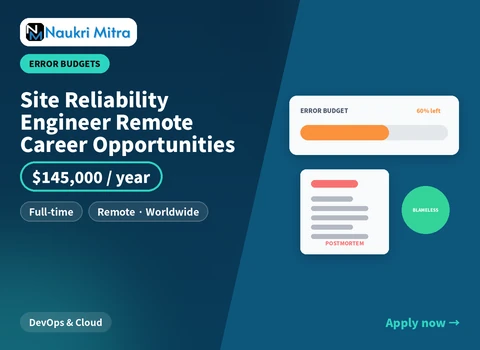 Site Reliability Engineer Remote Career Opportunities