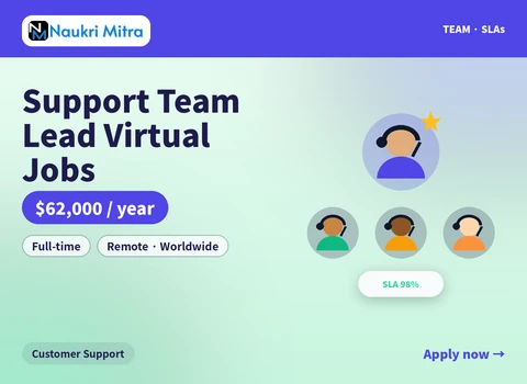 Support Team Lead Virtual Jobs