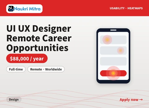 UI UX Designer Remote Career Opportunities