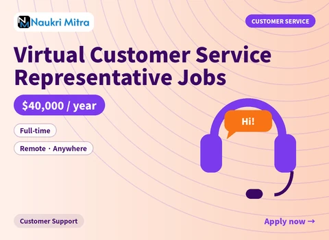 Virtual Customer Service Representative Jobs