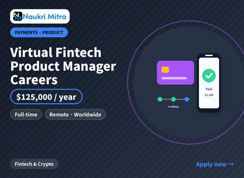 Virtual Fintech Product Manager Careers
