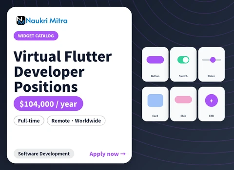 Virtual Flutter Developer Positions