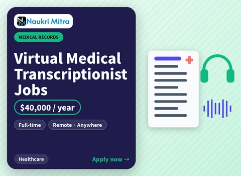 Virtual Medical Transcriptionist Jobs